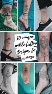 Read more about the article 10 Unique Ankle Tattoo Designs for Women