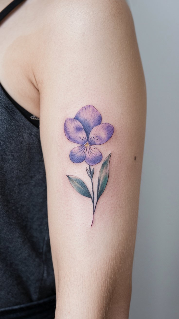 10 Amazing February Birth Flower Tattoo Designs and Meanings