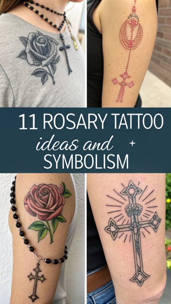 rosary tattoo