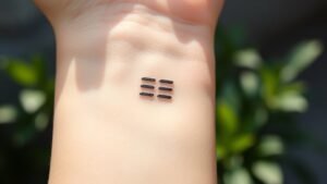 Read more about the article Equal Symbol Tattoo Meaning and Symbolism