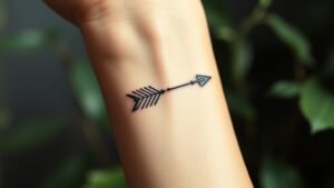 Read more about the article Feminine Arrow Tattoo Meaning and Symbolism