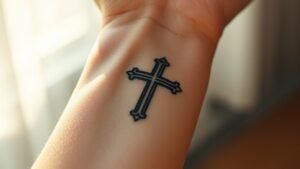 Read more about the article Cross Wrist Tattoo Meaning and Symbolism