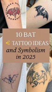 Read more about the article 10 Bat Tattoo Ideas and Symbolism for Good Luck