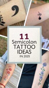 Read more about the article 11 Semicolon Tattoo Ideas Amazing for Mental Health