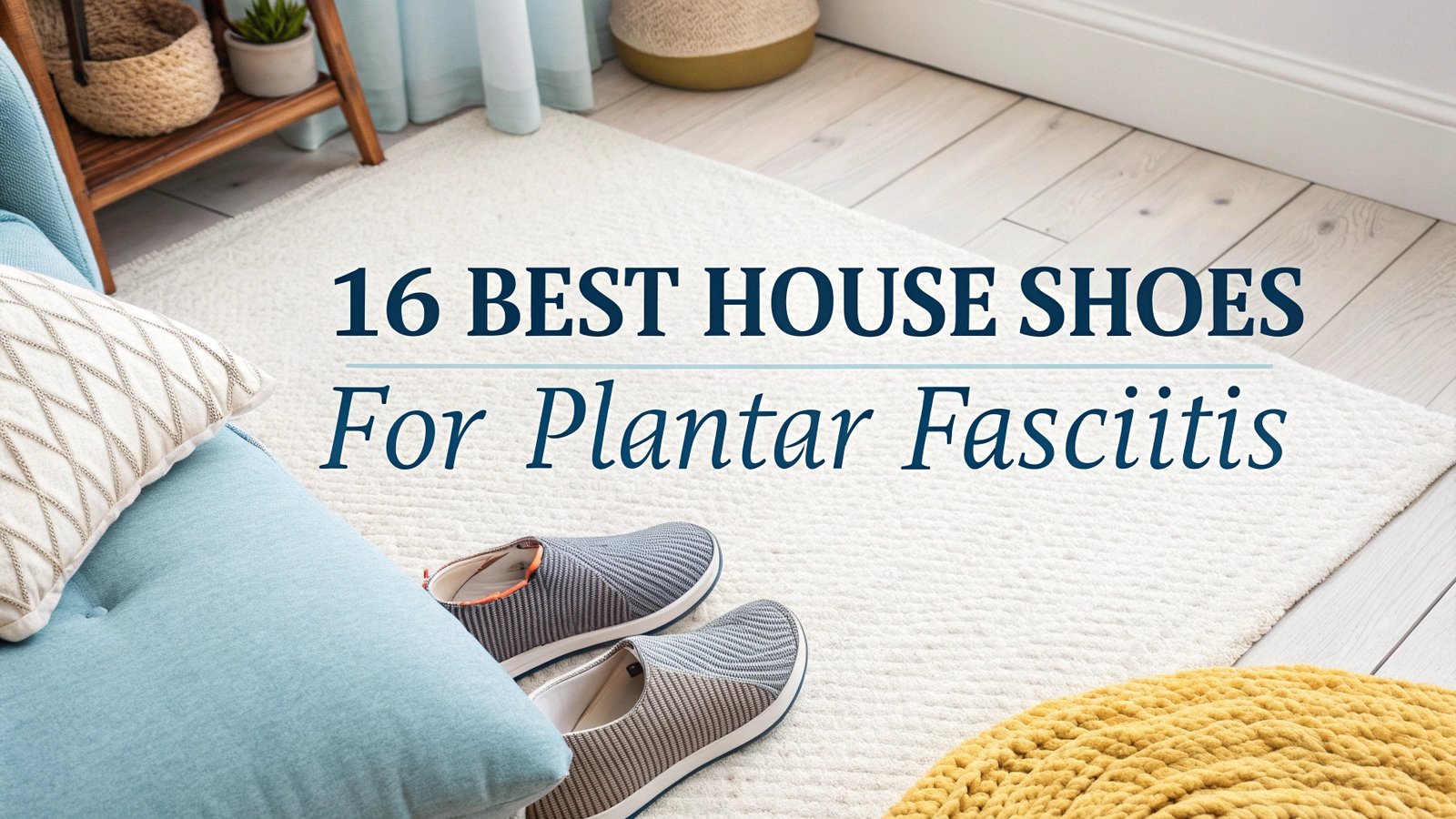 You are currently viewing 16 Best House Shoes for Plantar Fasciitis: Comfort & Support
